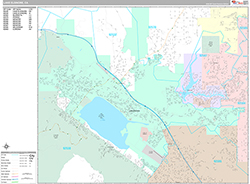 Lake Elsinore Wall Map Premium Style 2026